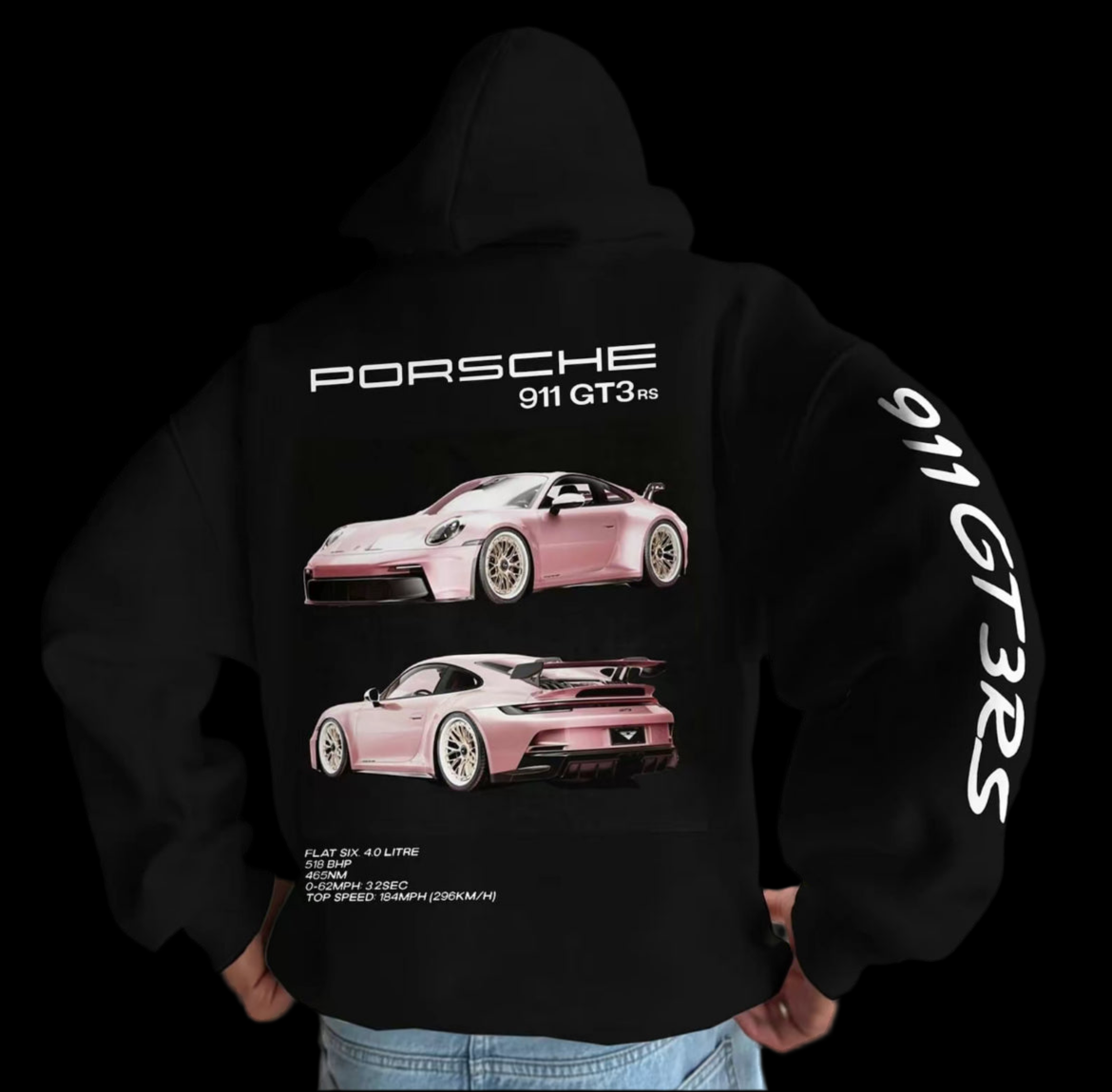 Hoodies Porsche 911 GT3rs - Back and sleeve !