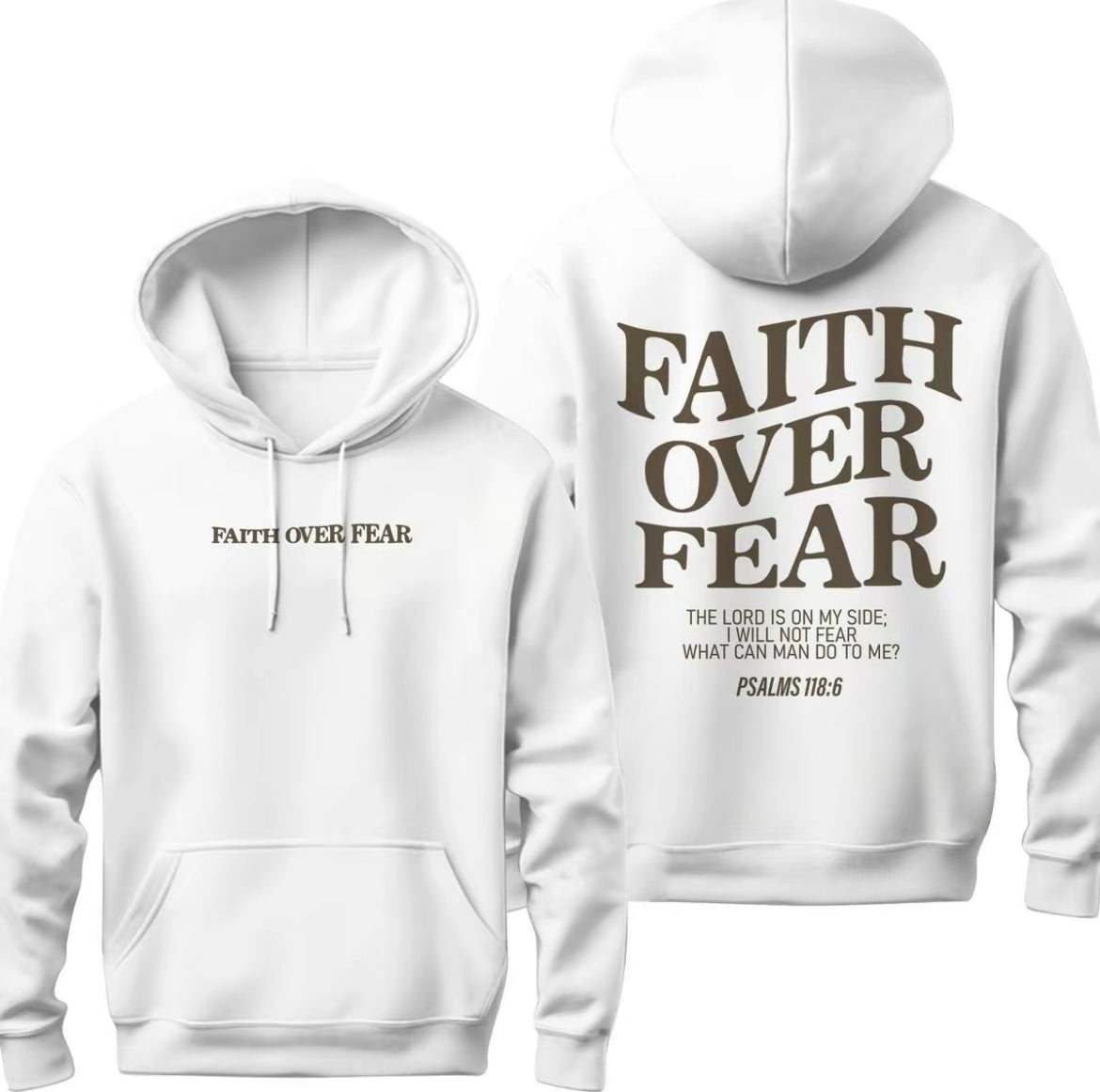 Faith Over Fear Hoodie Style