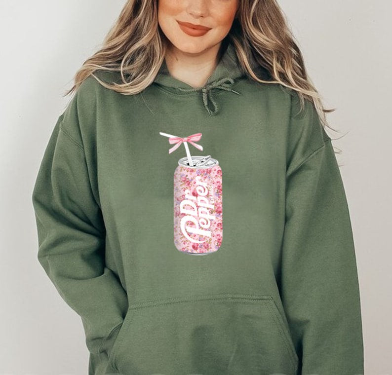 Drpepper Pink Can Hoodie,Unisex, Gift for Her