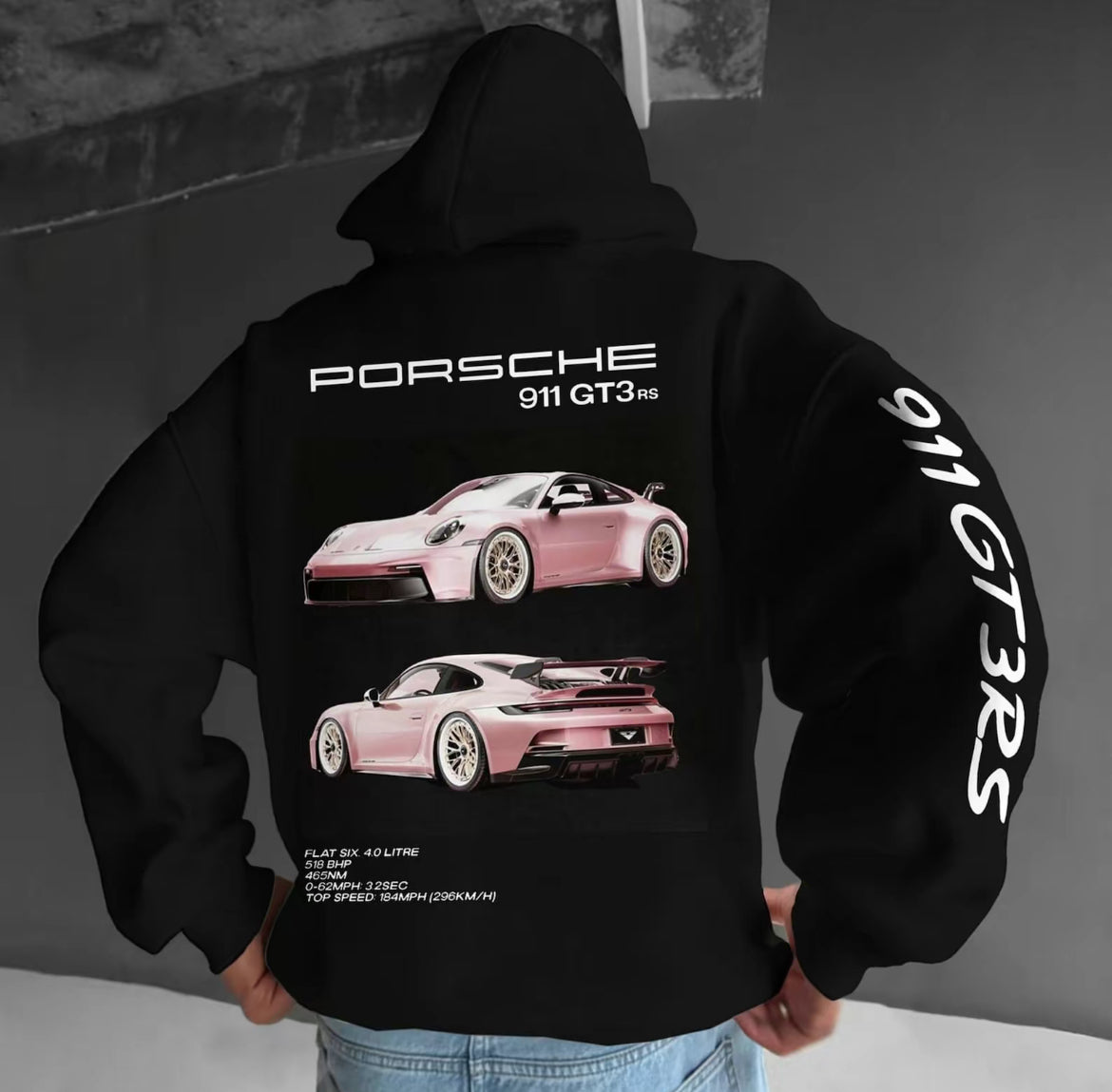 Hoodies Porsche 911 GT3rs - Back and sleeve !