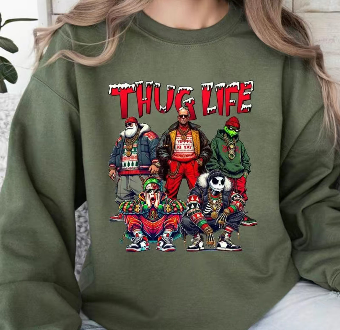 ThugLife Christmas Sweatshirt, Christmas Gift