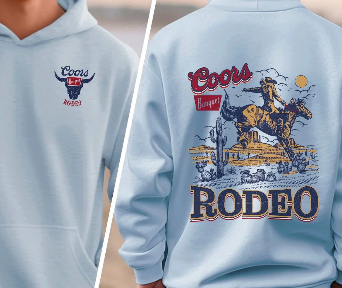 Rodeo Hoodies Coors, Vintage Hoodies, Gifts for Rodeo !