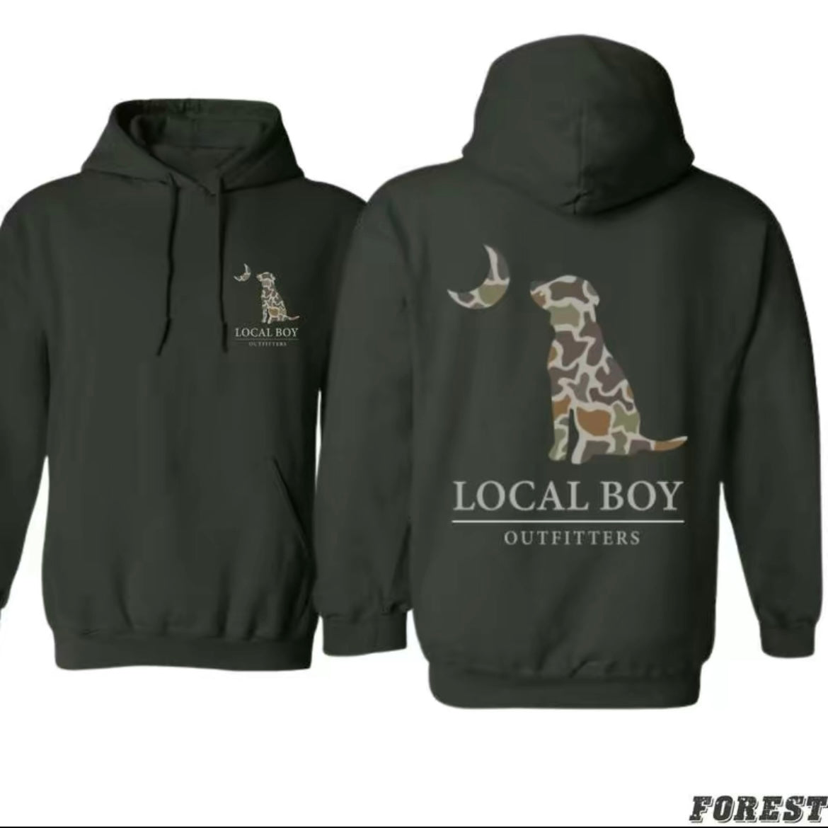 Local Boys with dog,Good material,Vintage - Unisex Hoodie