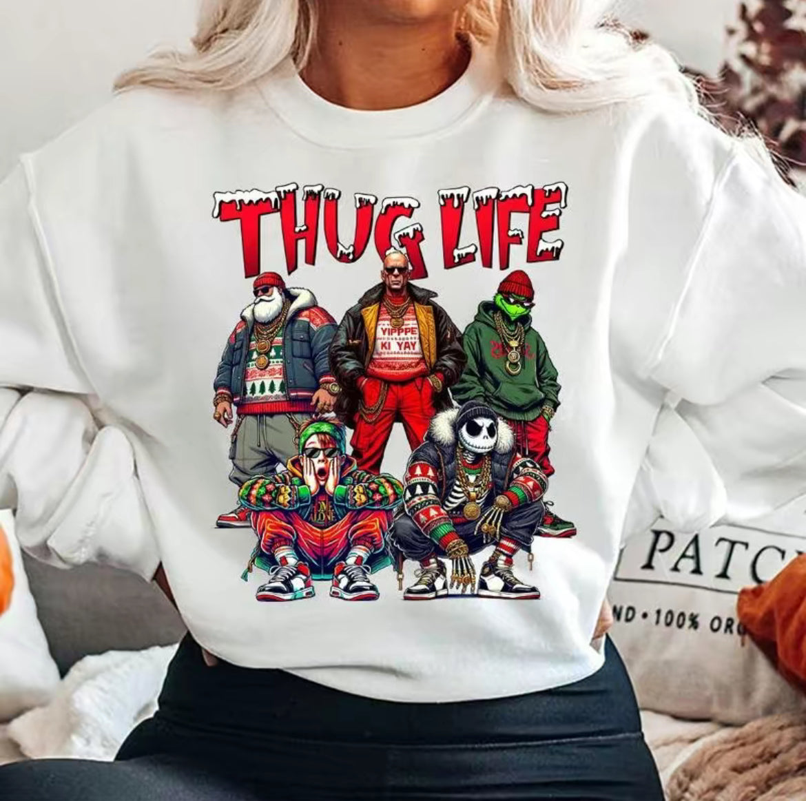 ThugLife Christmas Sweatshirt, Christmas Gift