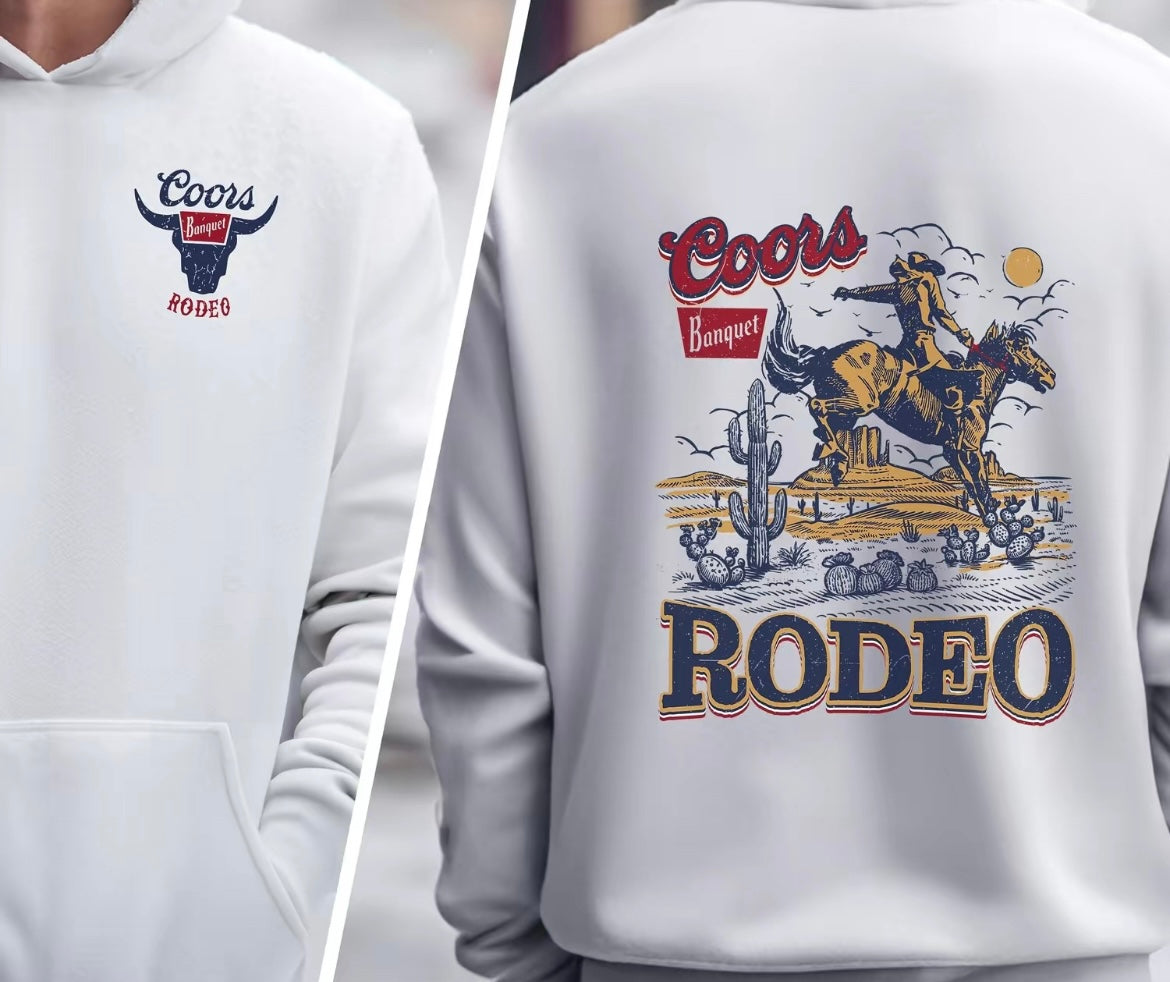 Rodeo Hoodies Coors, Vintage Hoodies, Gifts for Rodeo !