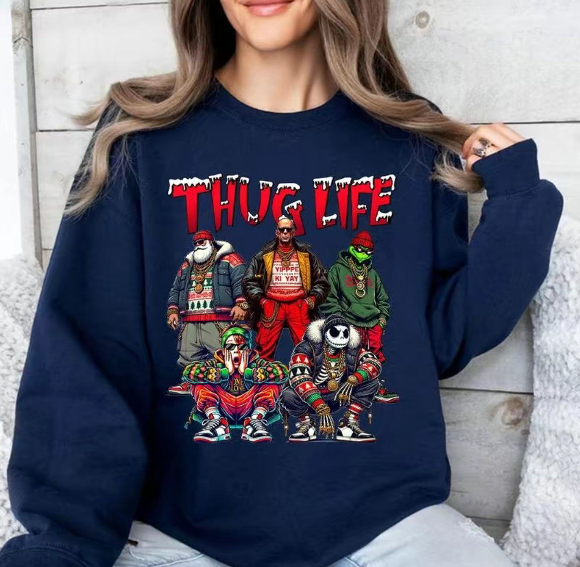 ThugLife Christmas Sweatshirt, Christmas Gift