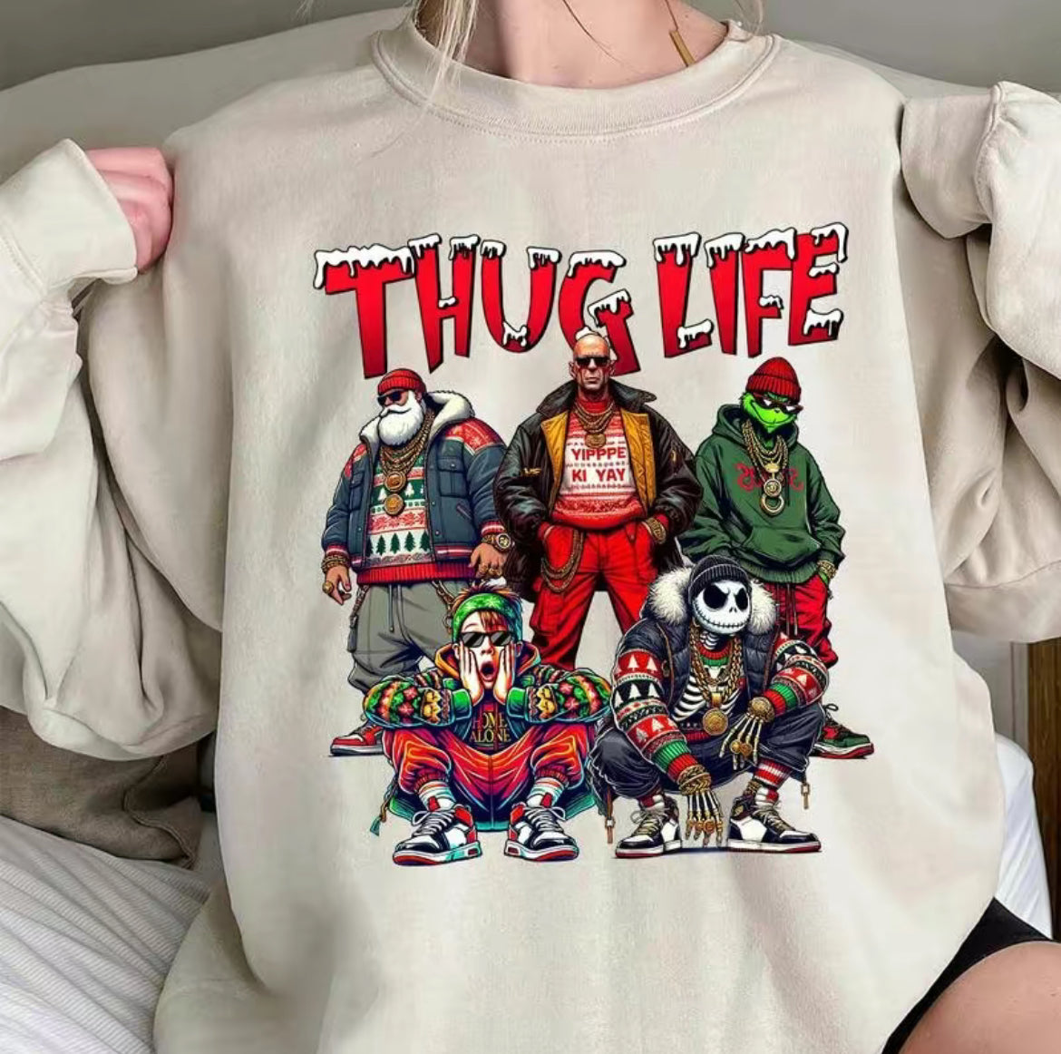 ThugLife Christmas Sweatshirt, Christmas Gift