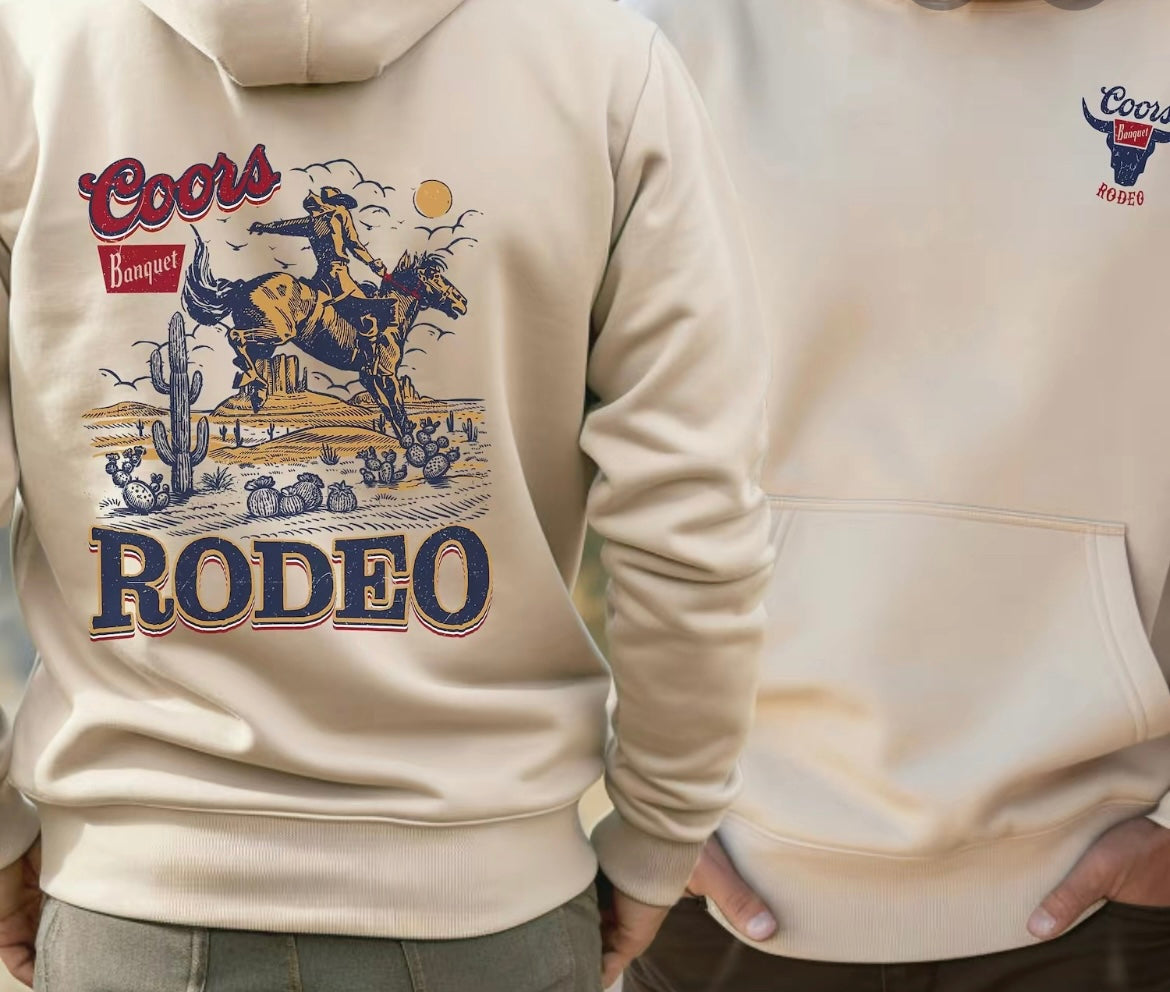 Rodeo Hoodies Coors, Vintage Hoodies, Gifts for Rodeo !