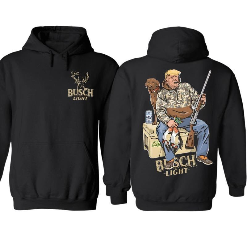 Hunter Trump with Busch Light Hoodie,Vintage-Unisex