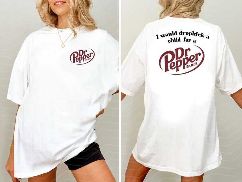 Dr.Pepper Fan, Favorite Drink Gift, Dropkick Pepper Gift