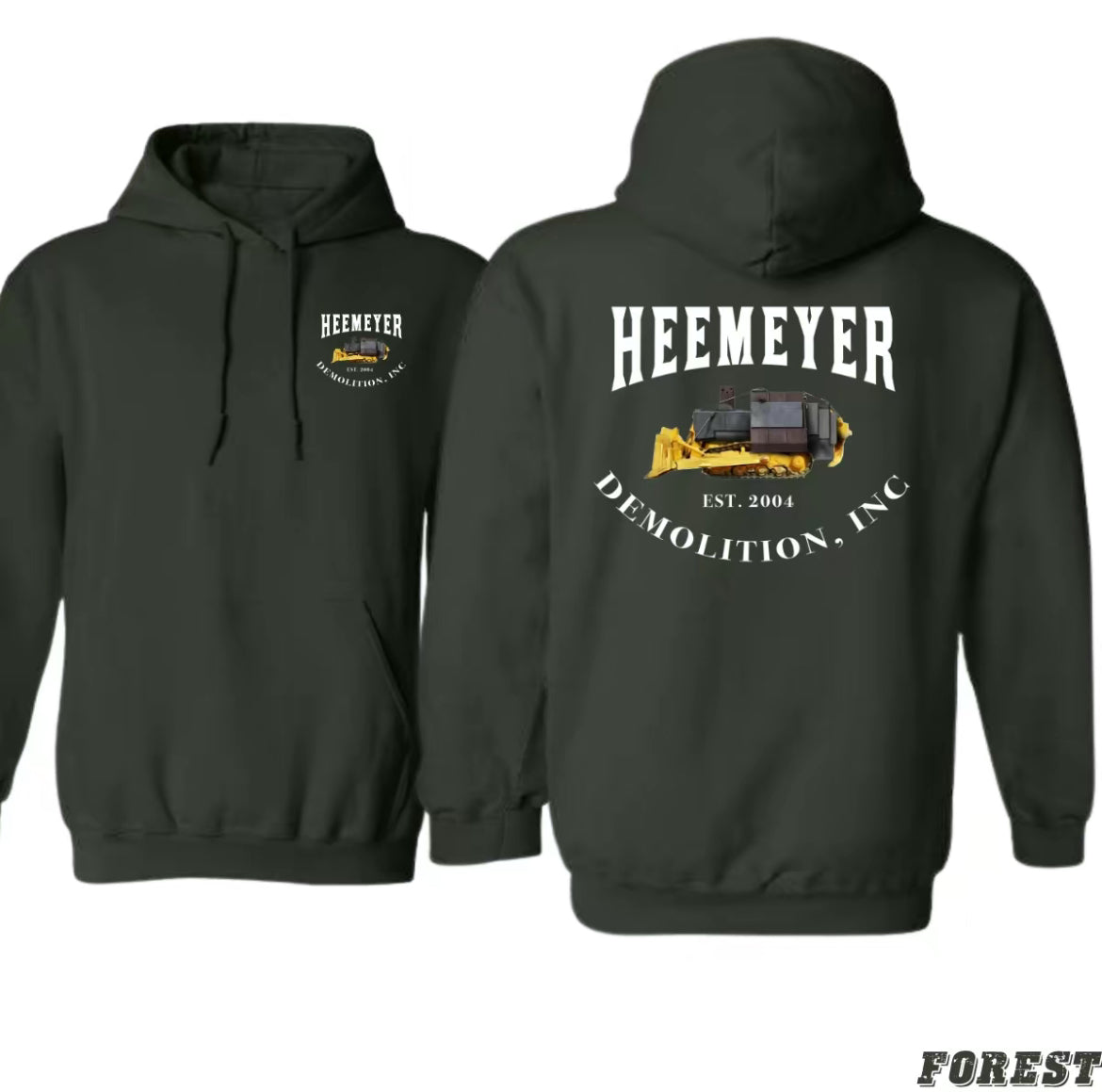 Heemeyer Demolition - Bulldozer Design Unisex Hoodie